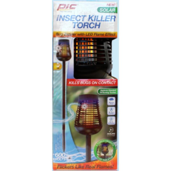 Pic Bug Zapper W/Led Flame Torch DFST